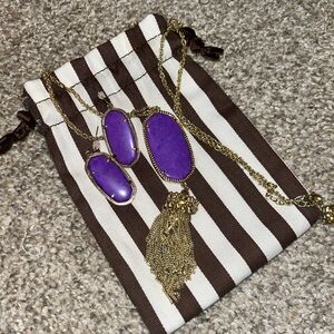 Kendra Scott Rayne Necklace and Earrings Set